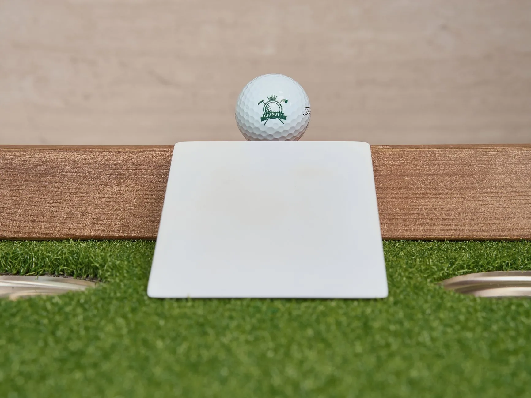 Golf hitting mat and practice balls for home net sessions