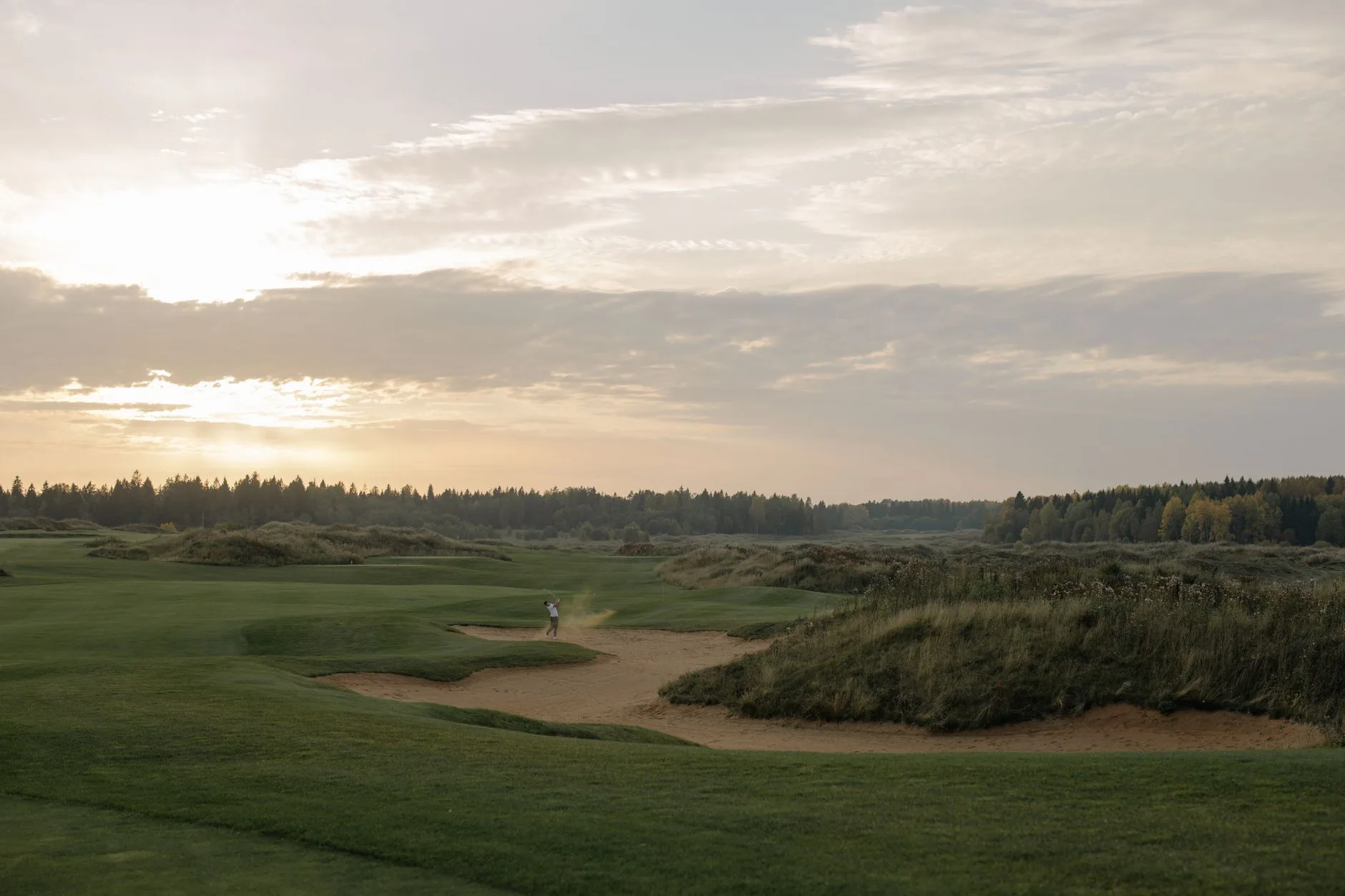 Scottish links course for a UK golf break